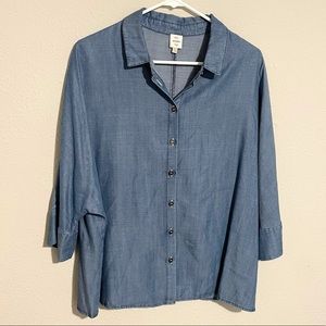 Anthropologie Seen Worn Kept button down blouse